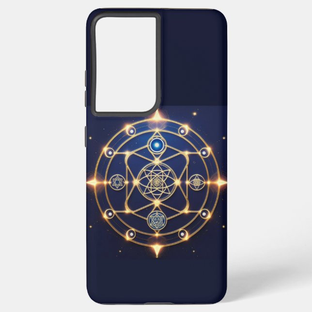 Divine Radiance – 5: Illuminated Universal Energy Samsung Galaxy S21 Ultra Case (Back)