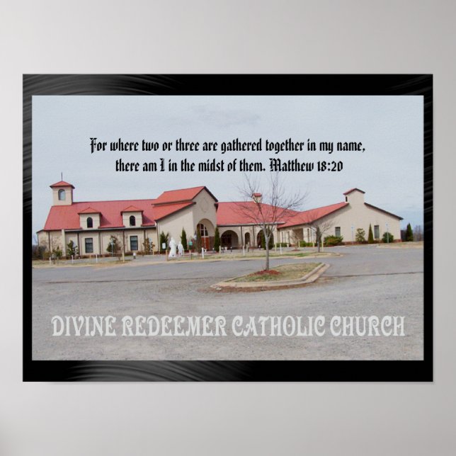 DIVINE REDEEMER CATHOLIC CHURCH-POSTER POSTER (Front)