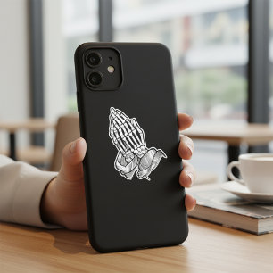 Divine Reflections: Skeleton Praying Hands