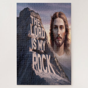 Divine Saviour: The Lord Is My Rock Jigsaw Puzzle