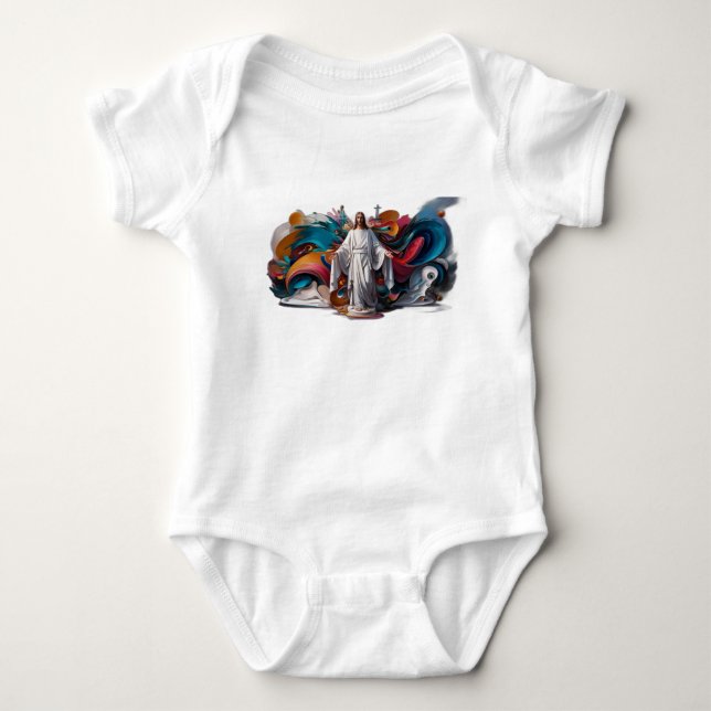 Divine Serenity: Creativity and Sprituality Baby Bodysuit (Front)