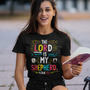 Divine Shepherd: Bible Verse Art T-Shirt