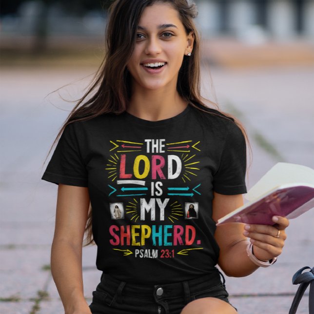 Divine Shepherd: Bible Verse Art T-Shirt (Creator Uploaded)