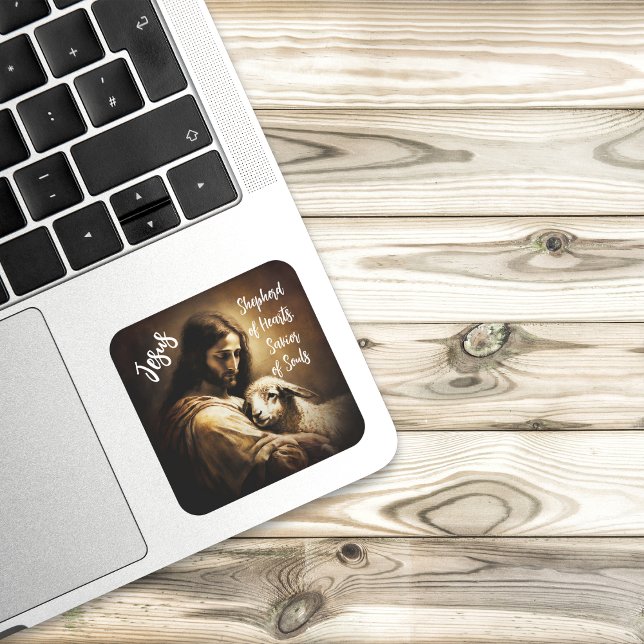 Divine Shepherd - Jesus Sticker (Creator Uploaded)