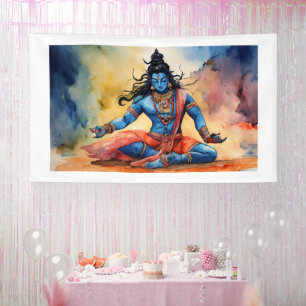 Divine Shiva Banner: Sacred Art for Your Space Banner