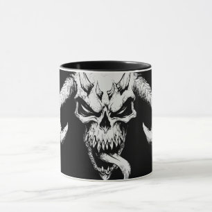 Divine Skull of Death Black Mug