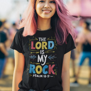 Divine Strength: The Lord Is My Rock T-Shirt