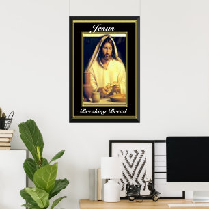 Divine Supper: Breaking Bread With Jesus Poster