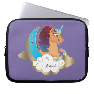 Divine the Unicorn   Moon & Clouds Laptop Sleeve