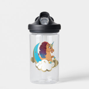 Divine the Unicorn Moon & Clouds Water Bottle