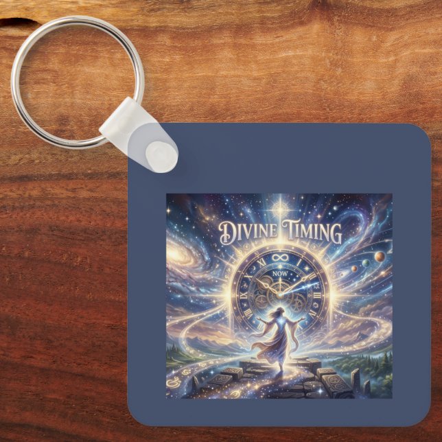 Divine Timing Key Ring (Front)