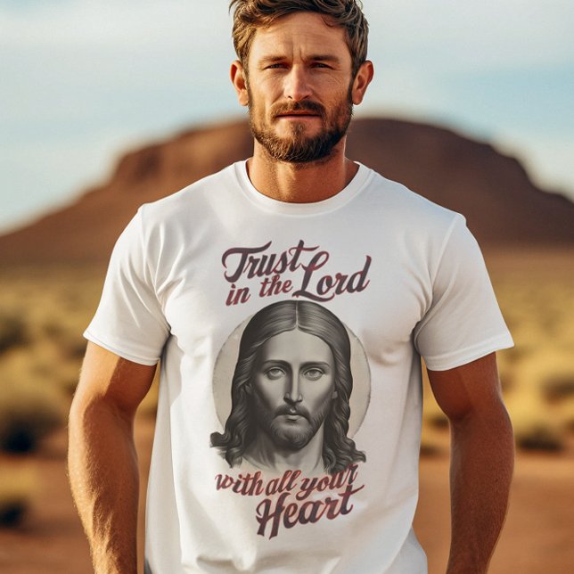 Divine Trust: Jesus Message T-Shirt (Creator Uploaded)