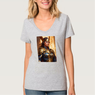 "Divine Valkyrie Athena: Guardian of Glory" T-Shirt