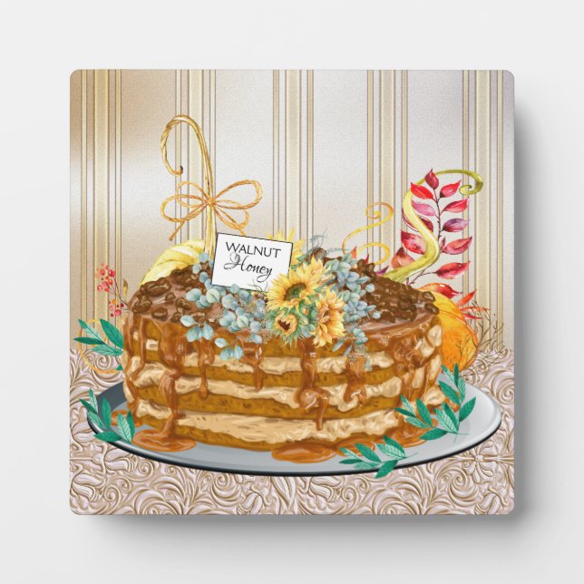Divinely Decadent Cake Plaque (Front)
