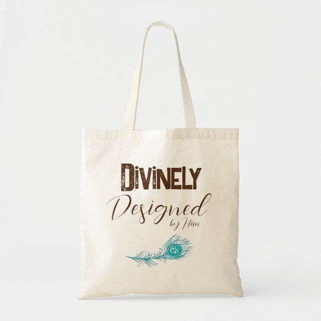 Divinely Designed Christian   Tote Bag (Front)