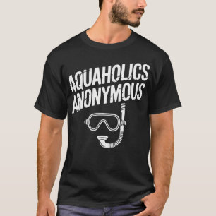 Diving Aquaholic Scuba Diver T-Shirt