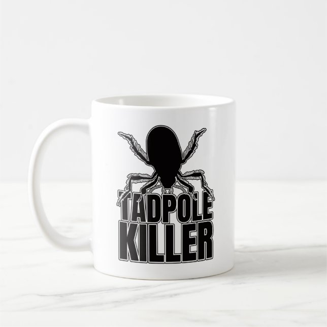 Diving Beetle Beetles Tadpole Killer – Entomology Coffee Mug (Left)
