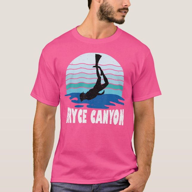 Diving Bryce Canyon A Snorkelling Underwater Or Sc T-Shirt (Front)