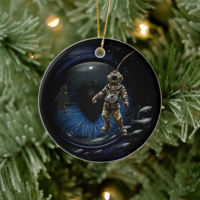Diving Buddy Ceramic Tree Decoration (Tree)