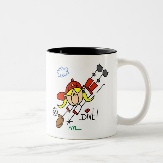 Diving Catch Mug (Right)