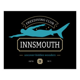 Diving Club Innsmouth Lovecraftian Poster