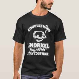 Diving Couple Diver Snorkel Snorkeling T-Shirt