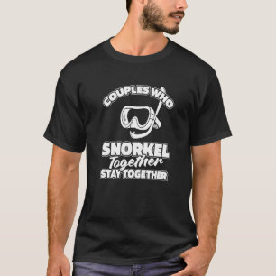 Diving Couple Diver Snorkel Snorkeling T-Shirt