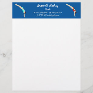 Diving Custom Letterhead