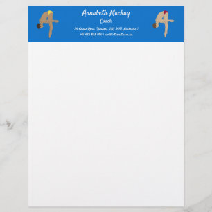 Diving Custom Letterhead