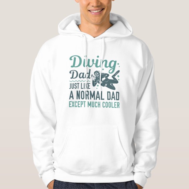 Diving Dad Hoodie (Front)