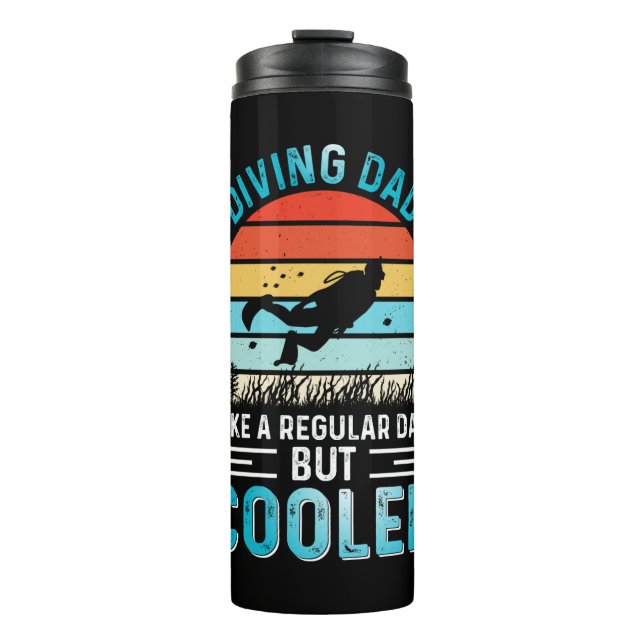 Diving Dad Thermal Tumbler (Front)