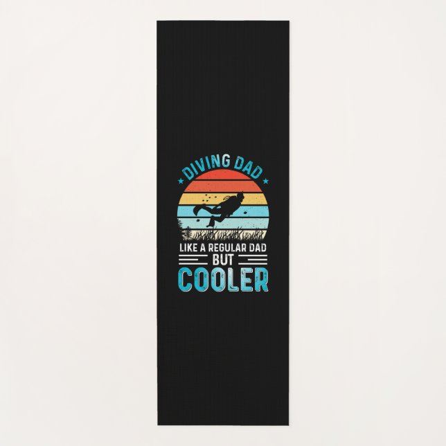 Diving Dad Yoga Mat (Front)