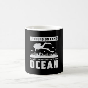 Diving Dive Diver Scuba Diving Funny Sea Gift Idea Coffee Mug