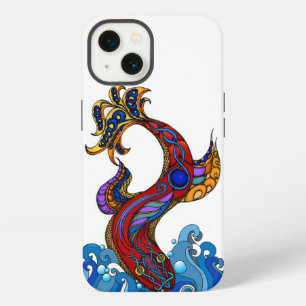 Diving dragon fish iPhone case