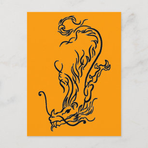 Diving Dragon Postcard