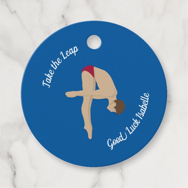 Diving Favour Tags (Front)