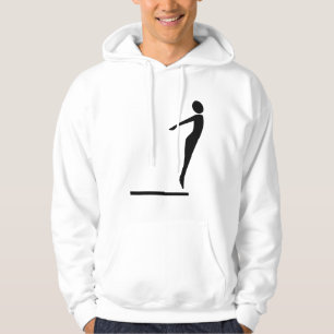 Diving Figure - Black Hoodie