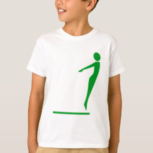 Diving Figure - Grass Green T-Shirt