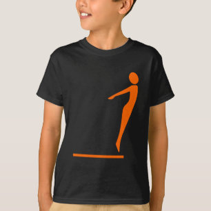 Diving Figure - Orange T-Shirt