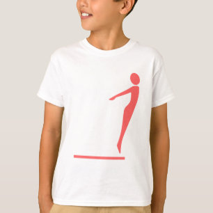 Diving Figure - Tropical Pink T-Shirt
