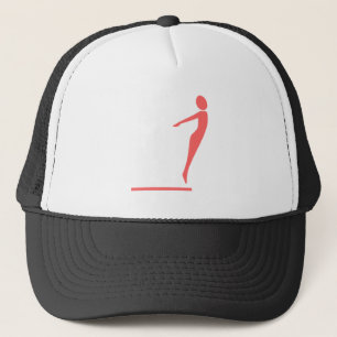Diving Figure - Tropical Pink Trucker Hat