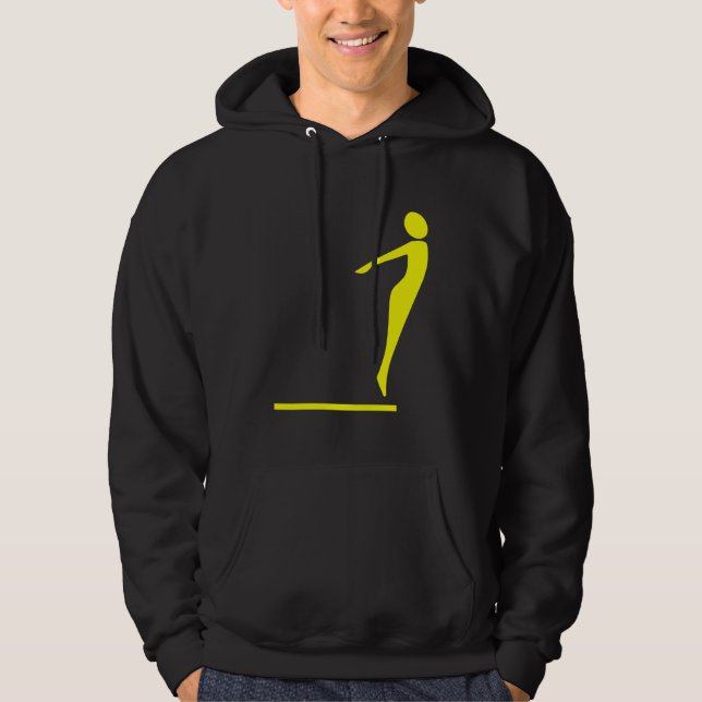 Diving Figure - Yellow Hoodie (Front)