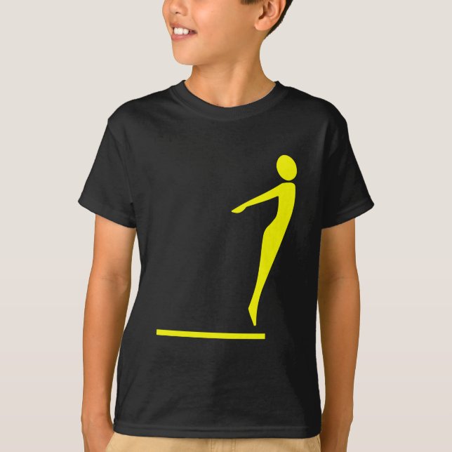 Diving Figure - Yellow T-Shirt (Front)