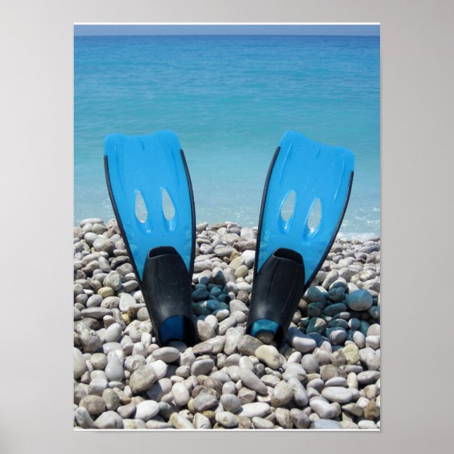 Diving Fins Poster (Front)