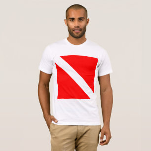 Diving Flag Scuba Diver Diver Down T-Shirt