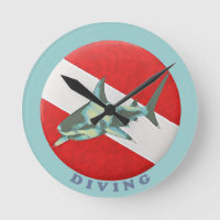 diving flag shark