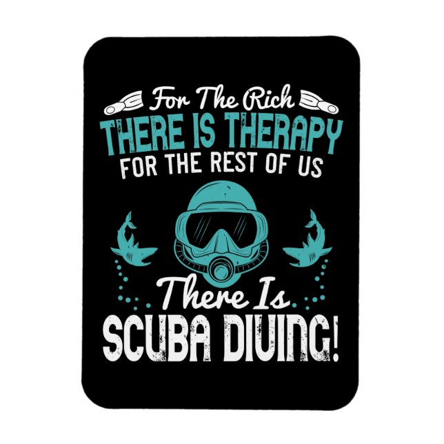 Diving - For The Rich There Is Therapy Magnet (Vertical)