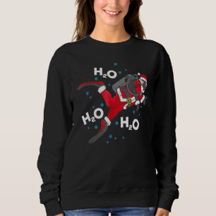 Diving H2o H2o H2o Pun Scuba Sweatshirt