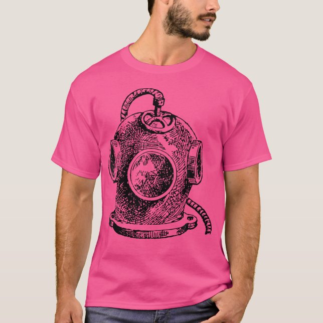 Diving Helmet Diving T-Shirt (Front)