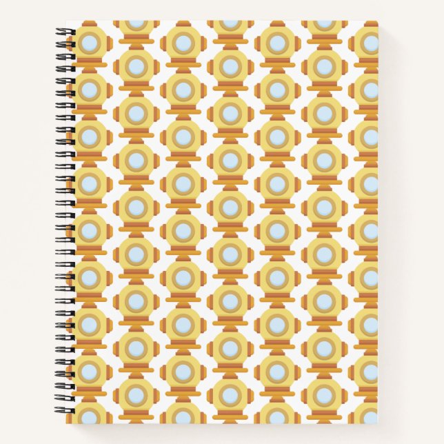 Diving helmet notebook (Front)